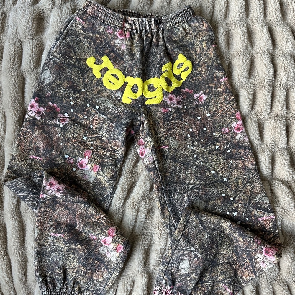 Sp5der Camo Sweat Pants
